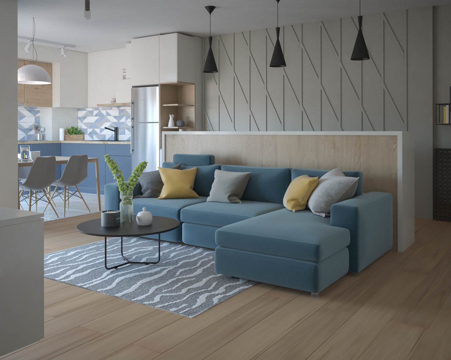 amenajare design interior apartament cluj napoca living